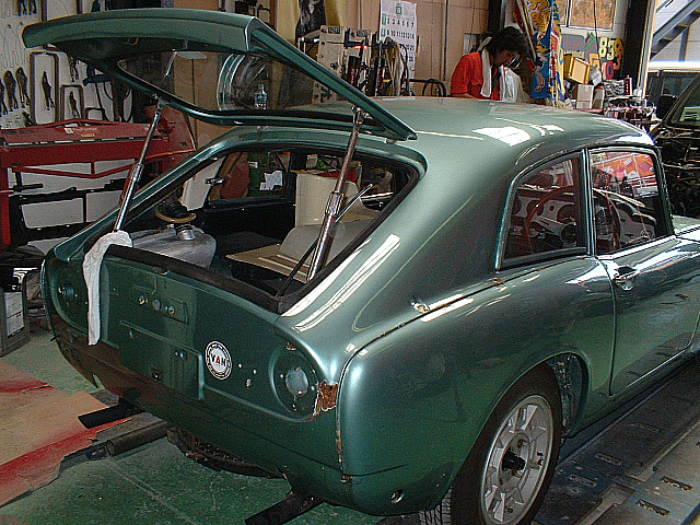 鳥取県米子市の自動車板金 塗装 ikボディーショップ レストア実績 Honda S600